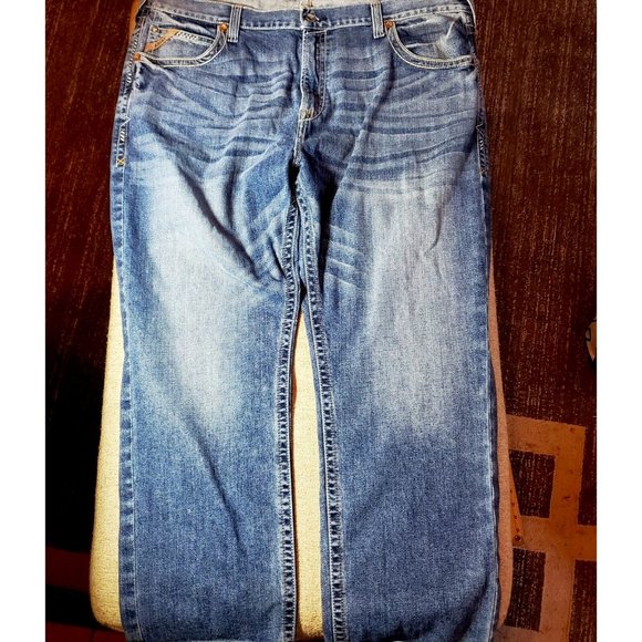 Ariat Men's Big & Tall M5 Straight Leg Jeans, Jasper, 44 X 30 Hard To Find - Picture 1 of 10